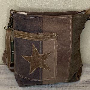 NWT Star on Denim Shoulder Bag - Discontinued Myra